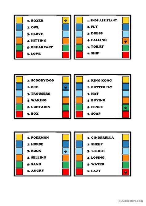 articulate cards pdf|Articulate Game Rules .